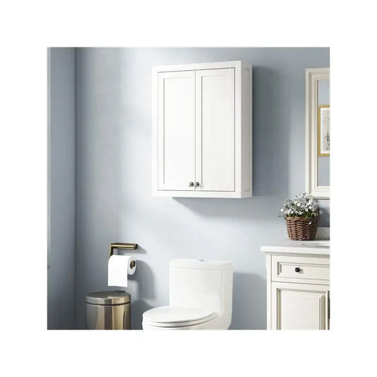 Bathroom Storage Cabinet Organizer with Adjustable Shelves for Home and Office Use