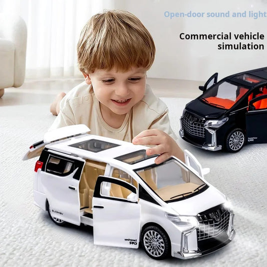 Children's Inertia Pull-back Car Toy with Lighting Sound