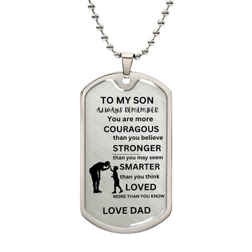 ALWAYS REMEMBER / DAD DOG TAG