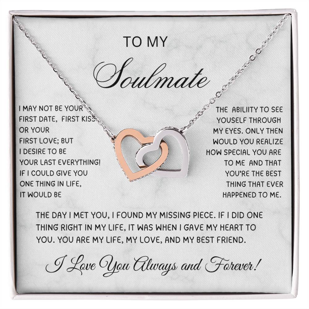 Soulmate | Missing Piece | Interlocked hearts