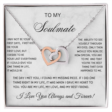 Soulmate | Missing Piece | Interlocked hearts